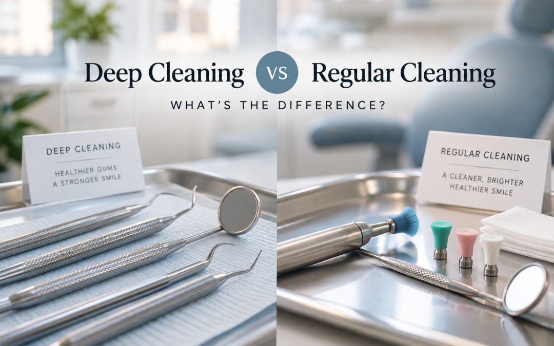 dental deep cleaning vs regular cleaning