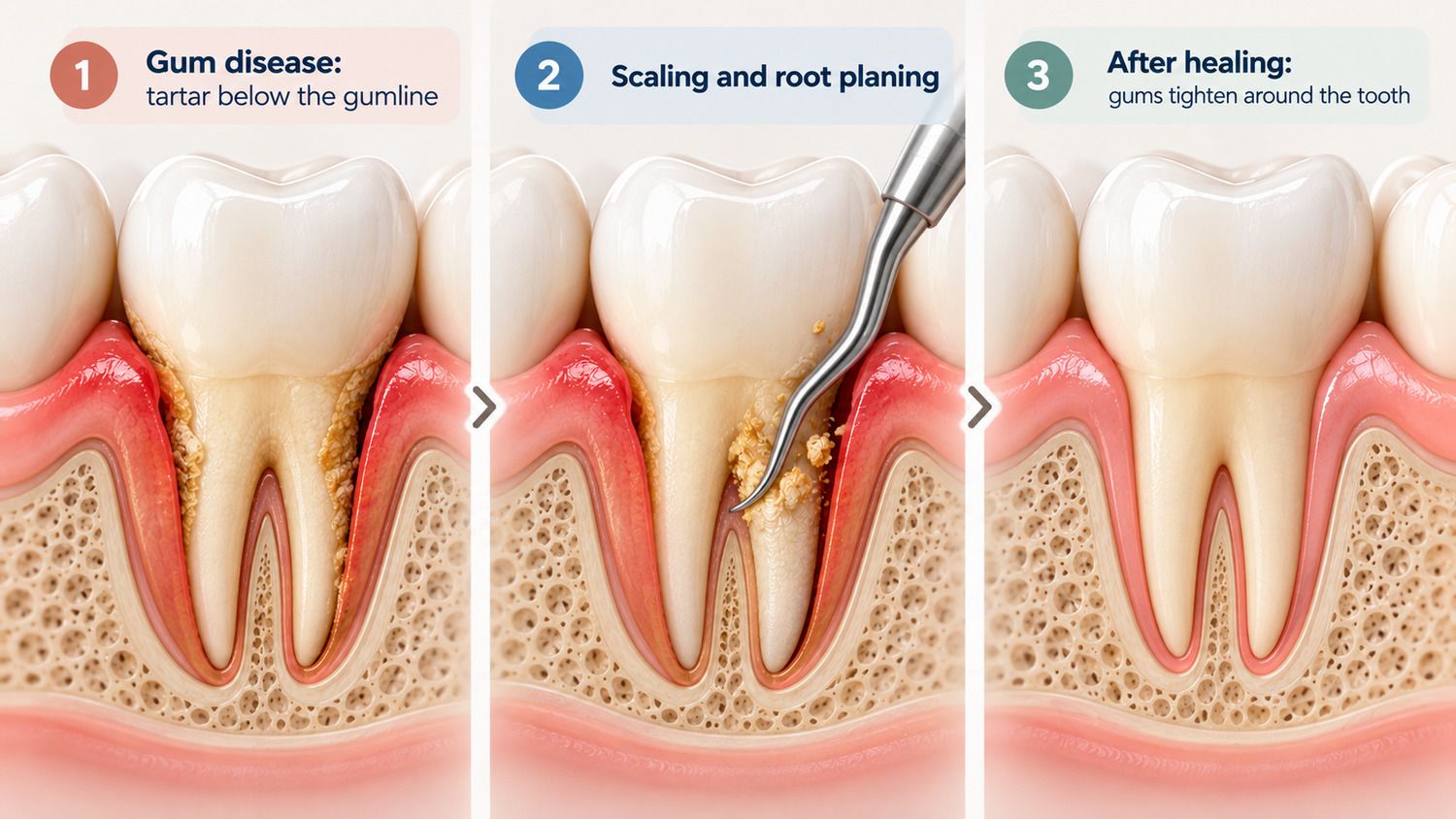 teeth deep cleaning